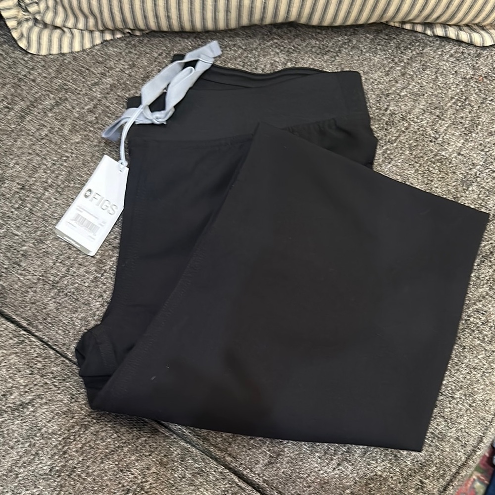 Classic Black Scrub Pants